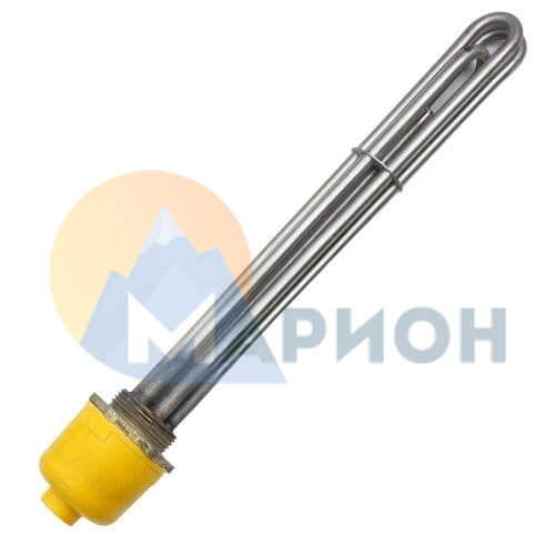 Блок ТЭН-3,0кВт, 220В (300мм.) G1 1/4" нерж/латунь (трубка + колпак) HTH